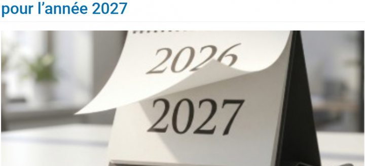 NEWS DU DPC POUR 2027 PARU LE 09/06/26
